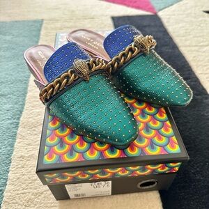 Kurt Geiger multi color mules size 7.5 EUR 38 brand new
